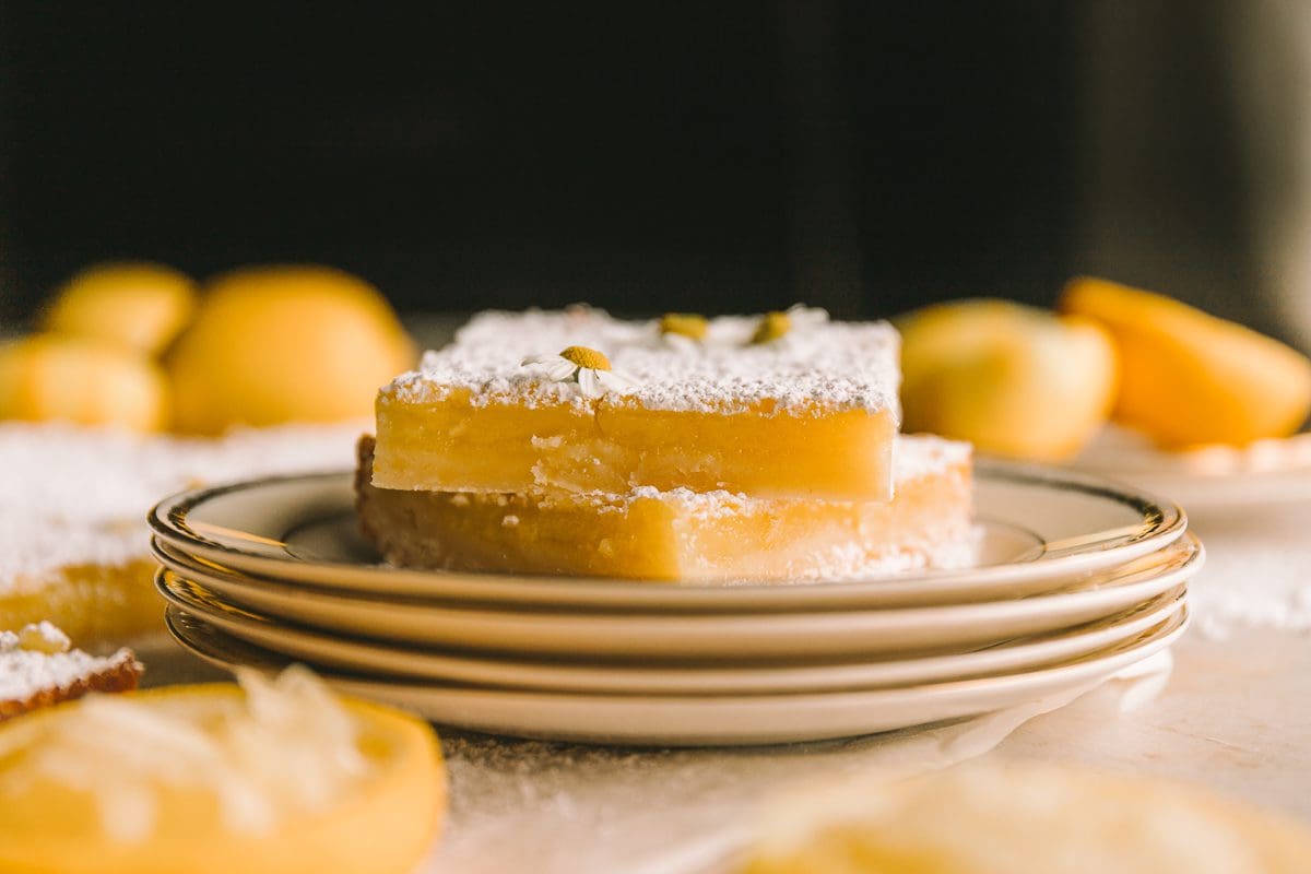 My Favorite Conventional Lemon Bars Recipe Pleasure the Baker